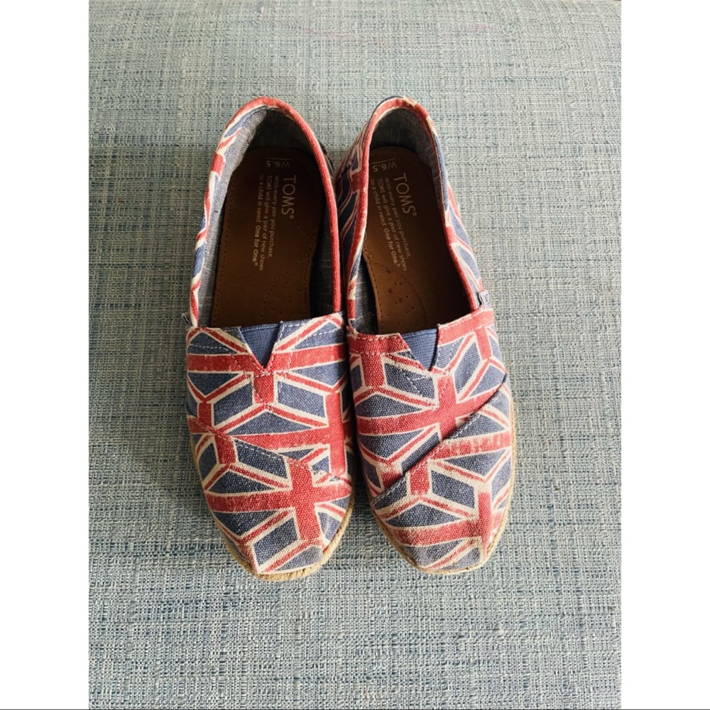 Rare Union Jack Toms Espadrilles